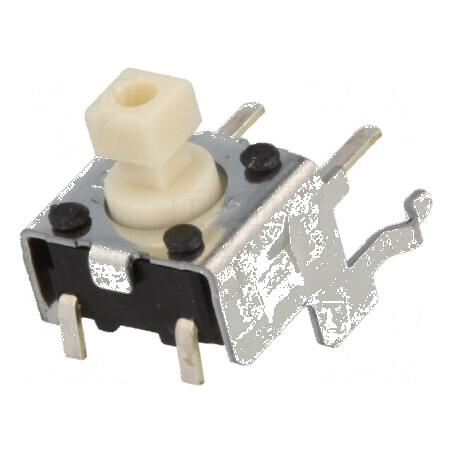 Microîntrerupător TACT SPST-NO 0,05A/24VDC THT - Pozitie 2, Fără Elemente Adiționale | Electronic-mag.ro | Componente Electronic