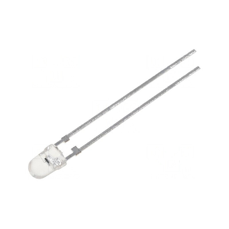 Fototranzistor 3mm 850nm 70V 50° cu Lentilă Transparentă | Electronic-mag.ro | Componente Electronice
