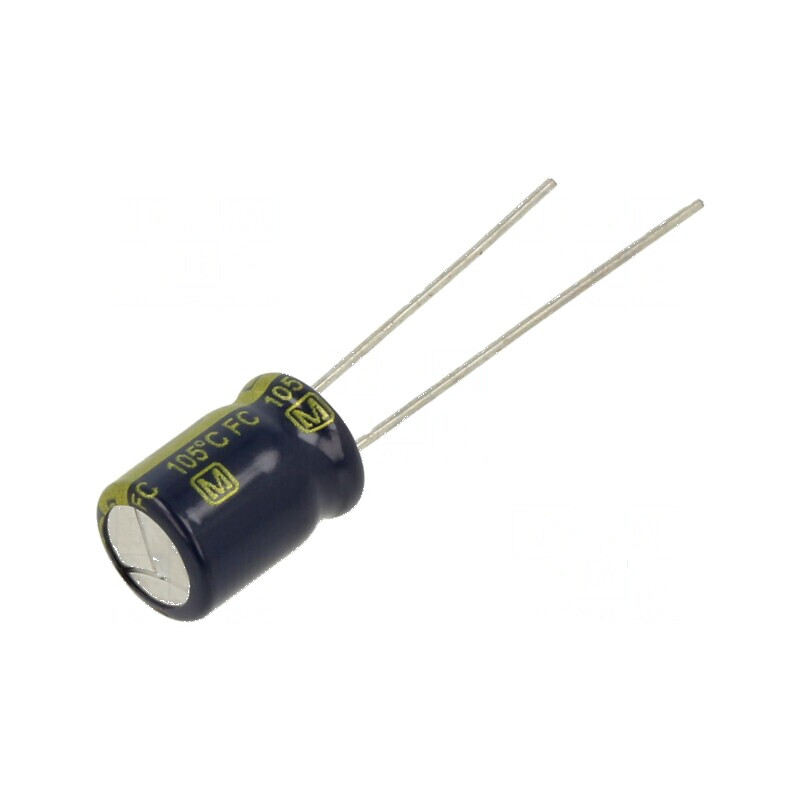 Condensator electrolitic low ESR THT 470uF 6,3VDC Ø8x11,5mm - Componentă electronică de calitate superioară | Electronic-mag.ro 