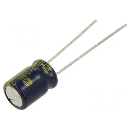 Condensator electrolitic low ESR THT 470uF 6,3VDC Ø8x11,5mm - Componentă electronică de calitate superioară | Electronic-mag.ro 