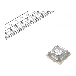 Microîntrerupător TACT SPST Poz: 2 0,02A/15VDC SMT fără 1,6N - Comutator compact pentru aplicații electronice | Electronic-mag.r