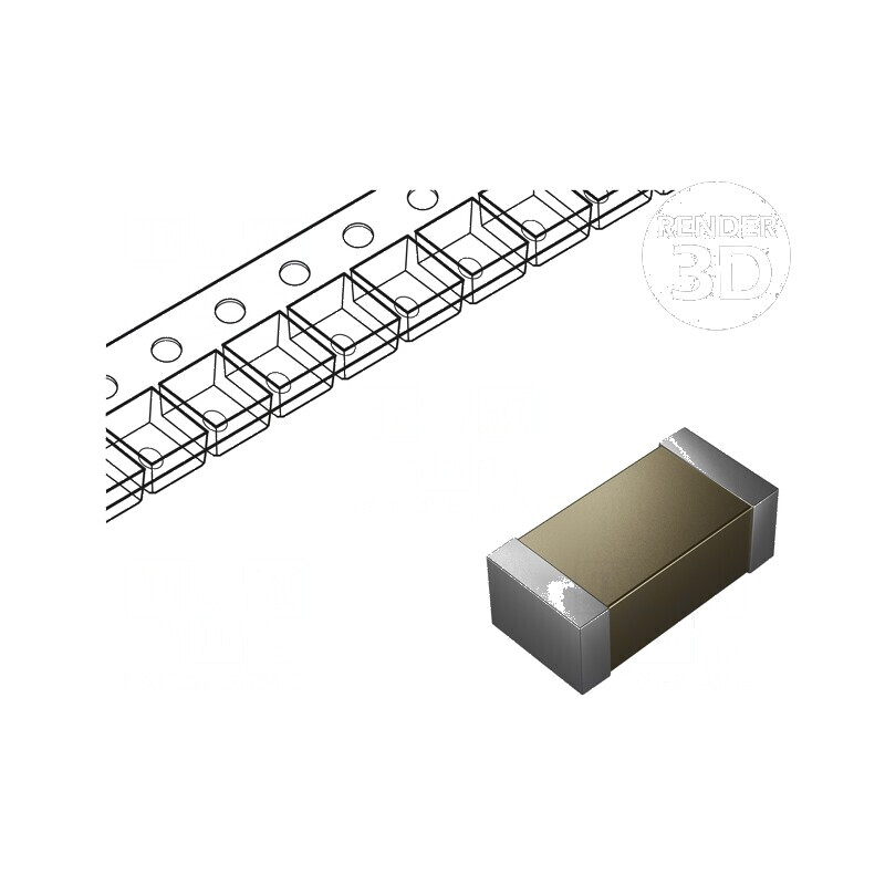 Condensator ceramic MLCC 1nF 250V X7R ±10% SMD 2211 - Componentă electronică pentru circuite | Electronic-mag.ro | Componente El