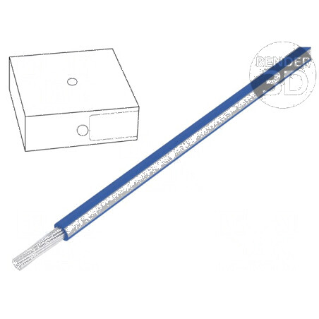 Cablu ÖLFLEX® WIRE MS 2.1 litat Cu 0,5mm2 PVC albastru-alb pentru conexiuni electrice | Electronic-mag.ro | Componente Electroni