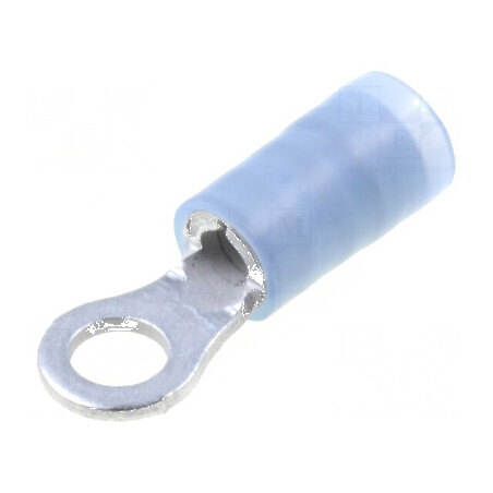 Vârf inelar M3,5 pentru cabluri 1÷2,5mm², izolată, cositorit, cupru, rezistent -55÷105°C | Electronic-mag.ro | Componente Electr