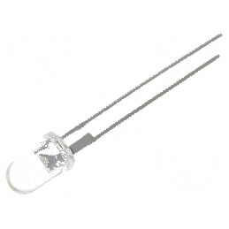 LED 5mm alb rece 30000÷40000(typ) 50000mcd 15° Nr.term: 2 - iluminare eficientă și durabilă | Electronic-mag.ro | Componente Ele