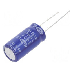 Condensator electrolitic THT 100uF 200VDC Ø12,5x25mm ±20% - Componentă electronică pentru circuite | Electronic-mag.ro | Compone