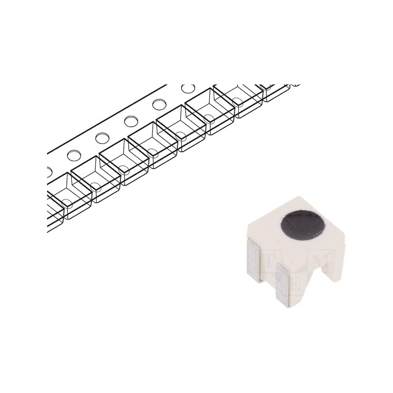 Fototranzistor PLCC2 980nm 35V 60° λd 750÷1120nm | Electronic-mag.ro | Componente Electronice