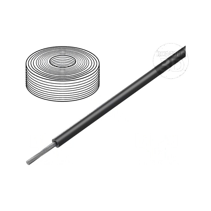 Cablu SiF 1x0,5mm2 litat Cu LSZH, silicon negru rezistent la temperaturi între -60 și 180°C | Electronic-mag.ro | Componente Ele Cablu SiF 1x0,5mm2 litat Cu LSZH, silicon negru rezistent la temperaturi între -60 și 180°C | Electronic-mag.ro | Componente Ele