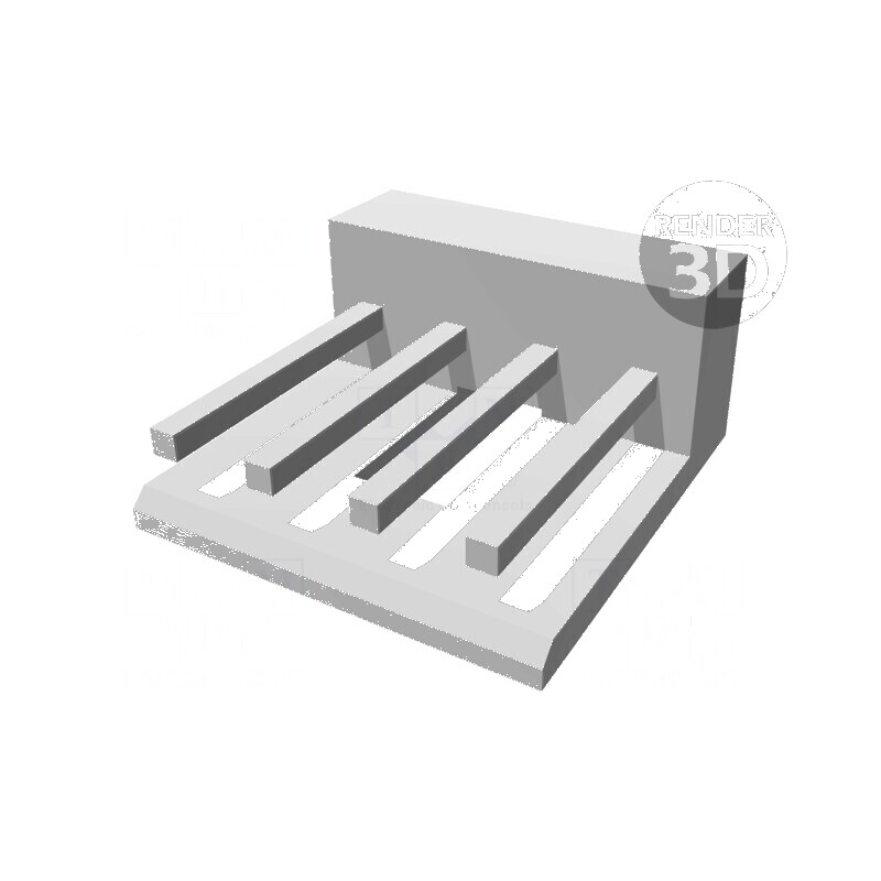 Conector cablu-placă soclu tată EI 2,5mm PIN 4 THT 2A drept - accesoriu electronic | Electronic-mag.ro | Componente Electronice