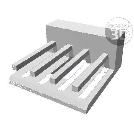 Conector cablu-placă soclu tată EI 2,5mm PIN 4 THT 2A drept - accesoriu electronic | Electronic-mag.ro | Componente Electronice