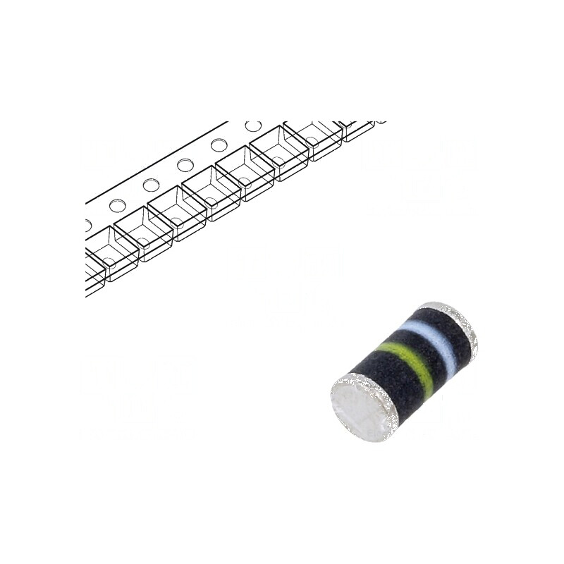 Diodă redresoare SMD 400V 1A DO213AB GL41 Ufmax 1,1V - Componente electronice | Electronic-mag.ro | Componente Electronice