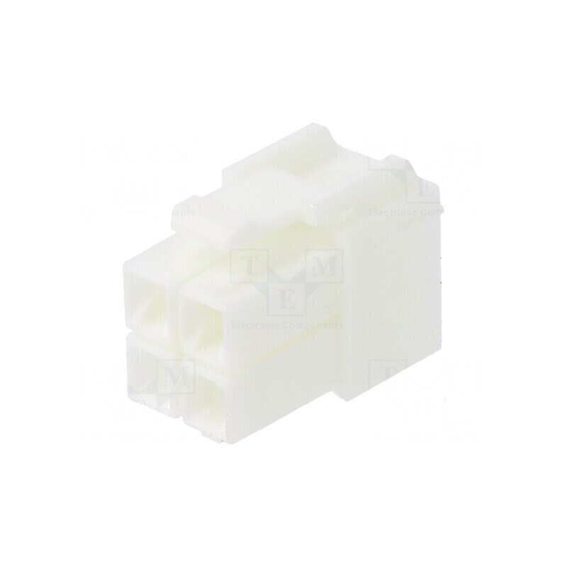 Conector cablu-cablu/PCB mufă mamă 4 pini fără contacte 6,2mm | Electronic-mag.ro | Componente Electronice