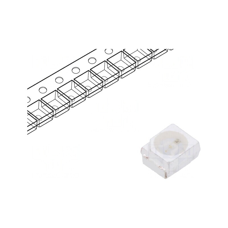 LED SMD 3528 PLCC2 Albastru 150-220mcd 3,5x2,8x1,7mm 120° - Lampa cu Diodă Emitentă de Lumină | Electronic-mag.ro | Componente E LED SMD 3528 PLCC2 Albastru 150-220mcd 3,5x2,8x1,7mm 120° - Lampa cu Diodă Emitentă de Lumină | Electronic-mag.ro | Componente E