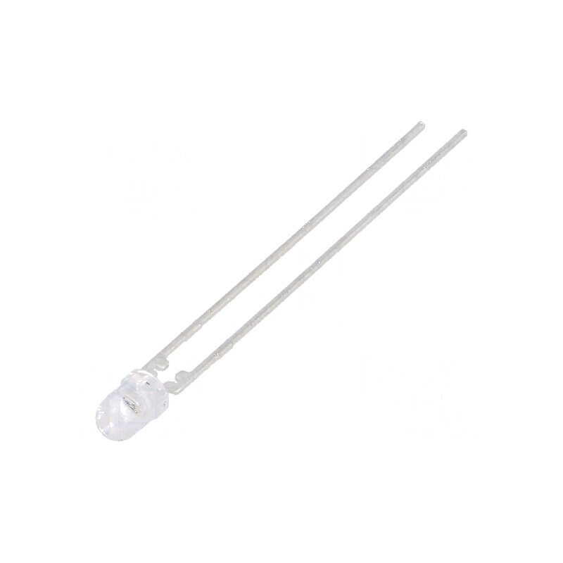 Fototranzistor 3mm cu λp max: 850nm, 70V, unghi de deschidere 50°, lentilă transparentă | Electronic-mag.ro | Componente Electro