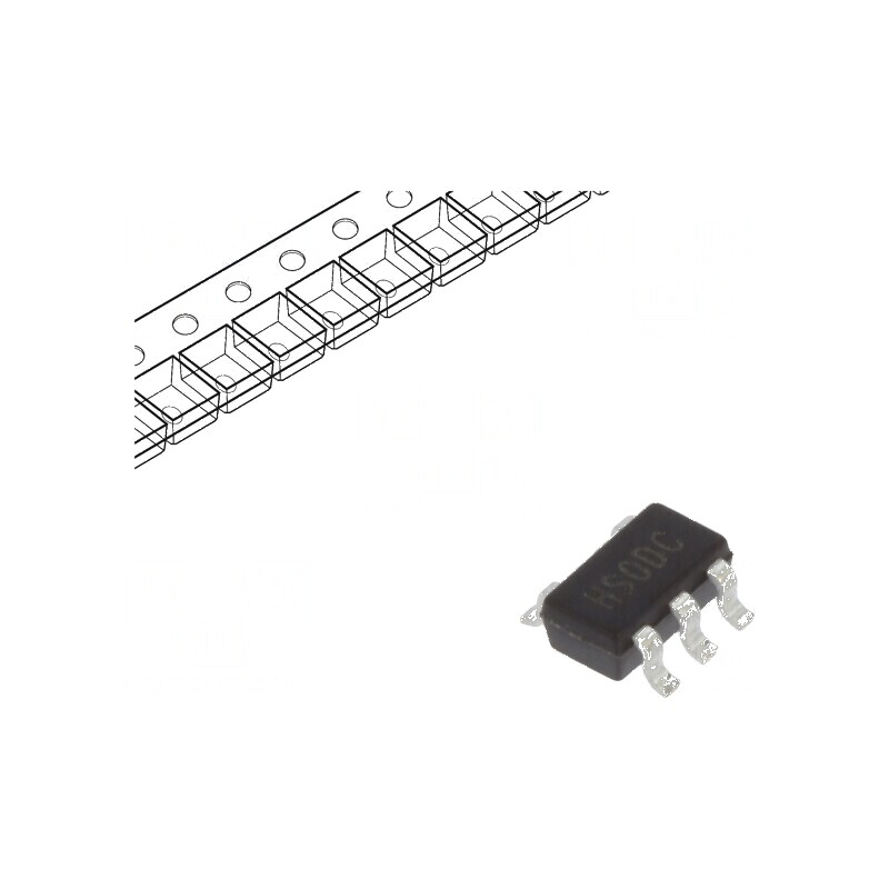 Comutator de putere high-side IC, comutator USB 0,5A, canal P SMD | Electronic-mag.ro | Componente Electronice