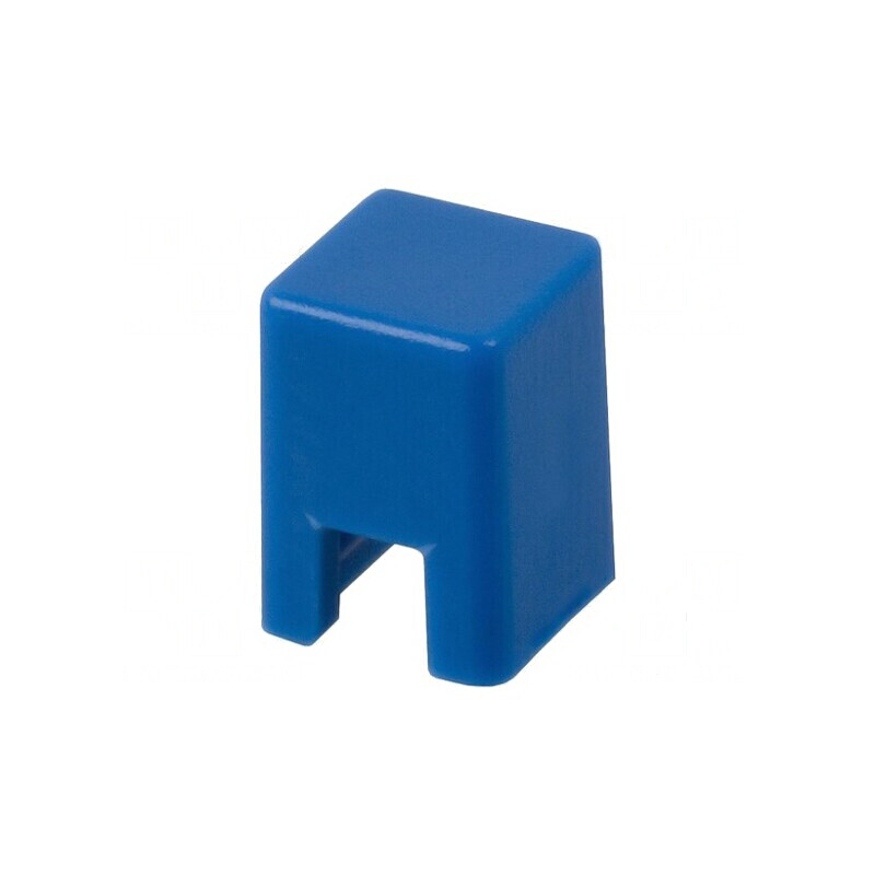 Tastă cu împingere 5,5mm albastră pătrată 4x4mm, rezistență la temperaturi între 25 și 70°C | Electronic-mag.ro | Componente Ele
