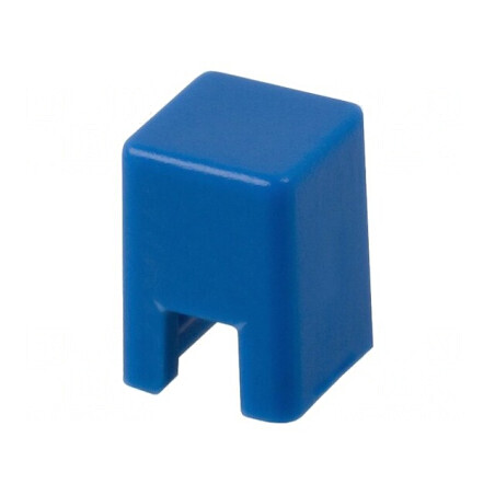 Tastă cu împingere 5,5mm albastră pătrată 4x4mm, rezistență la temperaturi între 25 și 70°C | Electronic-mag.ro | Componente Ele