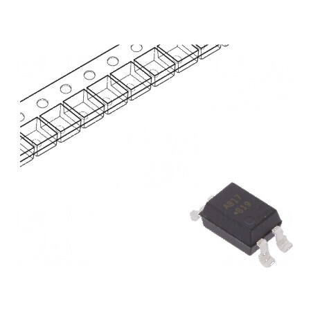 Optocuplor SMD cu 1 Canal, Ieşire cu Tranzistori, Izolație 5kV, Tensiune Colector-Emitor 70V | Electronic-mag.ro | Componente El