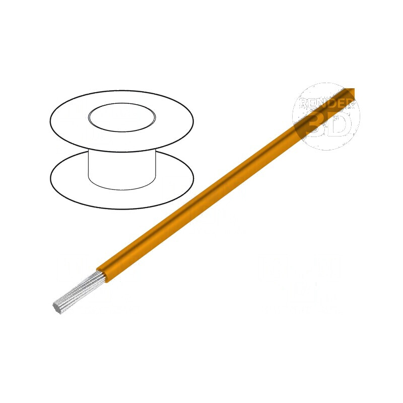 Cablu ÖLFLEX® HEAT 180 SiF 1x0,5mm2 cu litare din cupru și izolație din silicon, 100m | Electronic-mag.ro | Componente Electroni