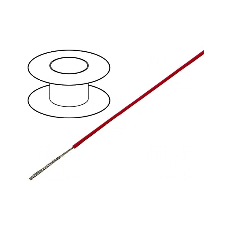 Cablu ÖLFLEX® HEAT 180 SiF 1x0,5mm2 cu litat de cupru și izolație din silicon alb | Electronic-mag.ro | Componente Electronice