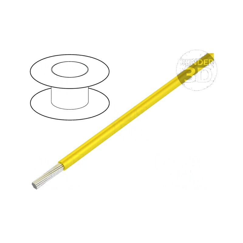 Cablu electric ÖLFLEX® HEAT 180 SiF 1x0,5mm² cu izolație din silicon galben | Electronic-mag.ro | Componente Electronice Cablu electric ÖLFLEX® HEAT 180 SiF 1x0,5mm² cu izolație din silicon galben | Electronic-mag.ro | Componente Electronice
