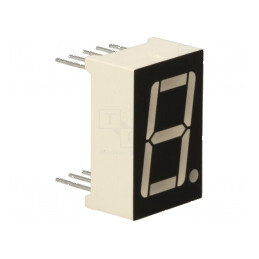 Afișaj LED cu 7 segmente 14,2mm 0,56 Nr.car: 1 roșie 11mcd pentru proiecte electronice | Electronic-mag.ro | Componente Electron
