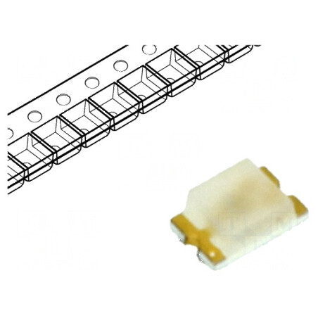 LED SMD 0805 Albastru 18-55mcd 140° 20mA 2x1,25x0,8mm 78mW | Electronic-mag.ro | Componente Electronice