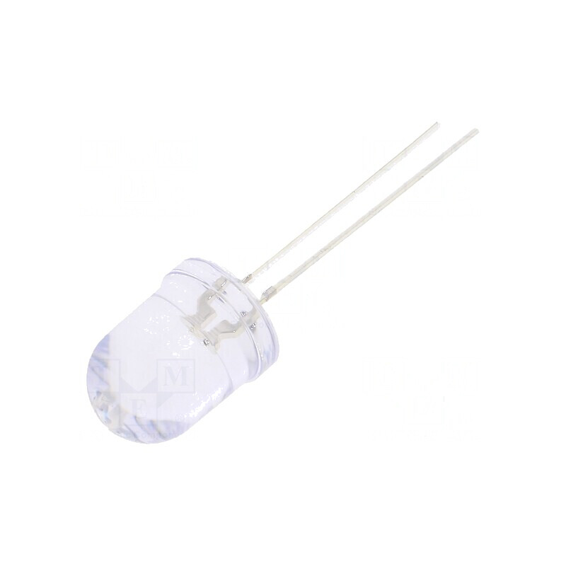 LED 10mm roșie și verde 30° cu parte frontală convexă, nr. term: 2 | Electronic-mag.ro | Componente Electronice