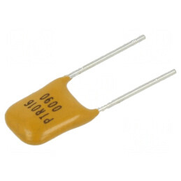 Siguranţă polimerică PTC 900mA Imax 40A THT PTR016V pentru protecţie electrică - pungă | Electronic-mag.ro | Componente Electron
