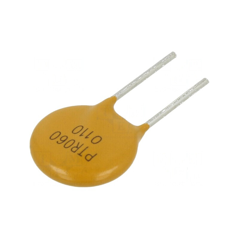 Siguranţă polimerică PTC 1,1A Imax 40A THT PTR060V pentru protecţie electrică - pungă | Electronic-mag.ro | Componente Electroni Siguranţă polimerică PTC 1,1A Imax 40A THT PTR060V pentru protecţie electrică - pungă | Electronic-mag.ro | Componente Electroni