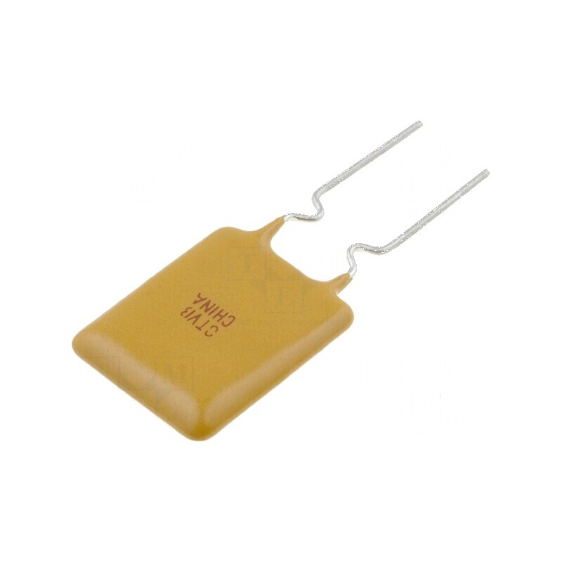 Siguranță polimerică PTC 2,5A 11,4x18,3mm pentru protecție electrică 5mm | Electronic-mag.ro | Componente Electronice