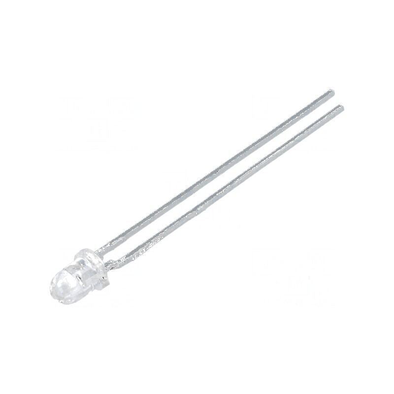 Fototranzistor 3mm cu λp max: 860nm, 35V, unghi de 12° și lentilă transparentă | Electronic-mag.ro | Componente Electronice