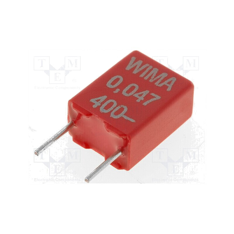 Condensator poliester 47nF 200VAC 400VDC 5mm ±10% THT | Electronic-mag.ro | Componente Electronice
