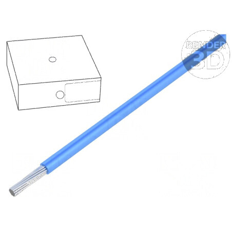 Cablu ÖLFLEX® WIRE MS 2.1 litat Cu 0,5mm² PVC albastru 100m pentru instalații electrice | Electronic-mag.ro | Componente Electro