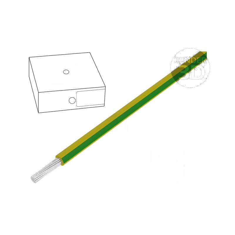 Cablu ÖLFLEX® WIRE MS 2.1 litat Cu 0,5mm² PVC verde-galben pentru instalații electrice | Electronic-mag.ro | Componente Electron