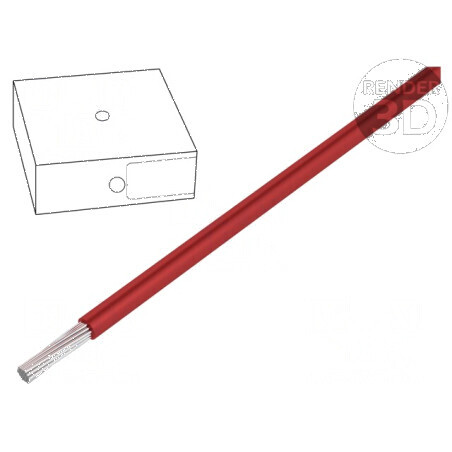 Cablu ÖLFLEX® WIRE MS 2.1 litat Cu 0,5mm² PVC roşu 450V/750V - cablu electric de înaltă calitate | Electronic-mag.ro | Component