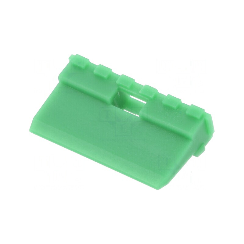 Clichet de blocare tată ML-XT PIN 12, culoare verde, pentru siguranță și protecție. | Electronic-mag.ro | Componente Electronice