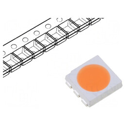 LED SMD 5050 PLCC6 violet (lavender) 15-16,5lm 5x5x1,5mm - Iluminat LED de Înaltă Performanță | Electronic-mag.ro | Componente E