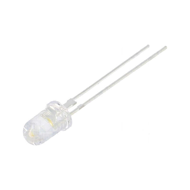 LED 5mm alb cald 40000mcd 15° convex 3÷3,8VDC | Electronic-mag.ro | Componente Electronice