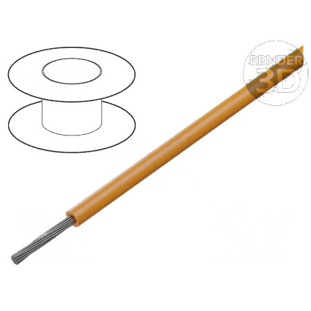 Cablu ÖLFLEX® WIRE MS 2.1 litat Cu 0,5mm² PVC portocalie - 100m | Electronic-mag.ro | Componente Electronice