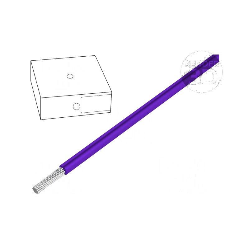 Cablu electric ÖLFLEX® WIRE MS 2.1 litat Cu 0,5mm2 PVC violet 100m | Electronic-mag.ro | Componente Electronice