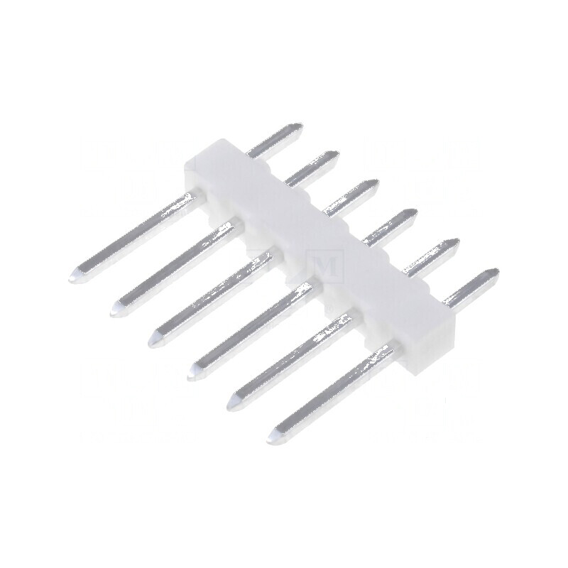 Conector KK 254 tată 6 pini 2,54mm drept pentru şiruri pini | Electronic-mag.ro | Componente Electronice