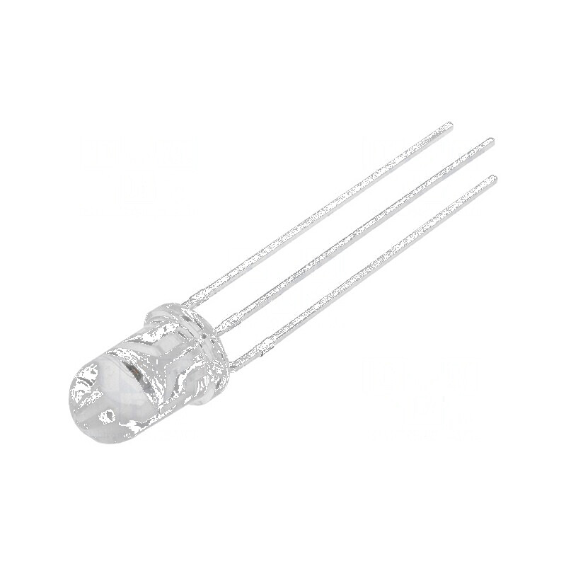 LED 5mm roșu/albastru 30° convex cu număr termic 3 | Electronic-mag.ro | Componente Electronice