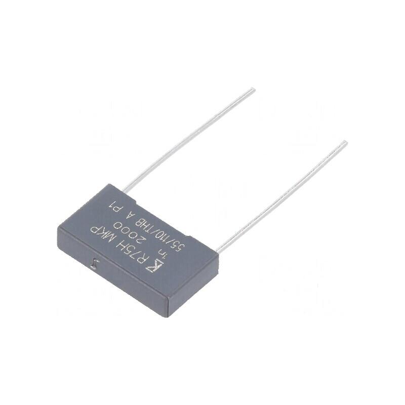 Condensator polipropilenă R75 1nF 18x4x10mm THT ±5% 15mm | Electronic-mag.ro | Componente Electronice