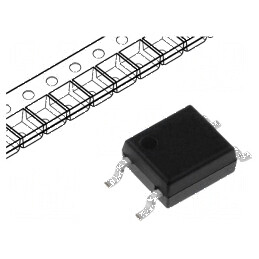 Optocuplor SMD cu 1 ieșire, tranzistori, izolație 3,75kV, tensiune colector-emitor 70V | Electronic-mag.ro | Componente Electron