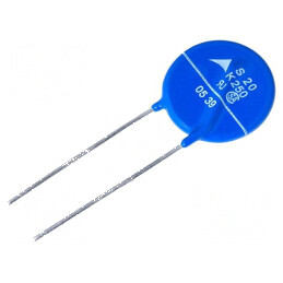 Varistor oxid de metal THT 250VAC 320VDC 390V 8000A 140J pentru protecția circuitelor electrice | Electronic-mag.ro | Componente
