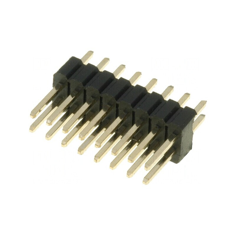 Conector şir pini tată 16 PIN 1,27mm THT drept | Electronic-mag.ro | Componente Electronice