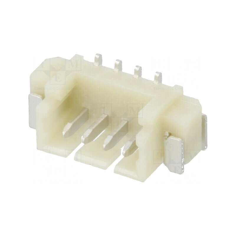 Conector cablu-placă soclu tată 1,25mm PIN 4 SMT 125V 1A pentru montaj electronic | Electronic-mag.ro | Componente Electronice