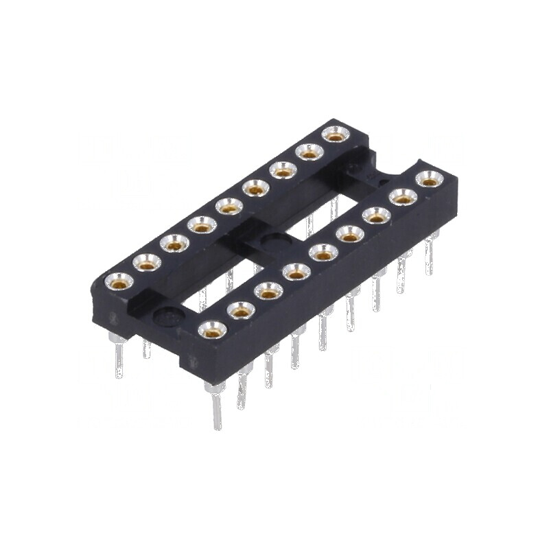 Soclu DIP18 THT 2,54mm pentru circuite integrate de precizie | Electronic-mag.ro | Componente Electronice