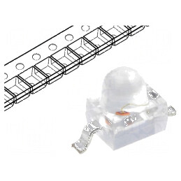 LED SMD Gull Wing Verde 1900-2700mcd 2,5x2x2,8mm 20° 20mA - Lumină Eficientă pentru Proiecte DIY | Electronic-mag.ro | Component